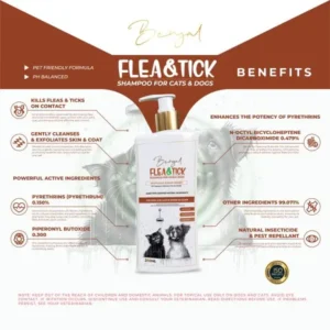 Bengal Flea & Tick Shampoo For Dogs and Cats
