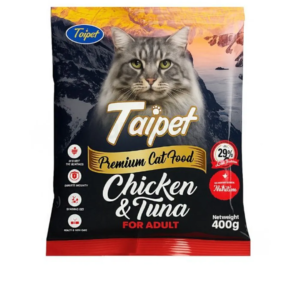 Taipet Premium Chicken & Tuna Dry Cat Food for Adult 400g